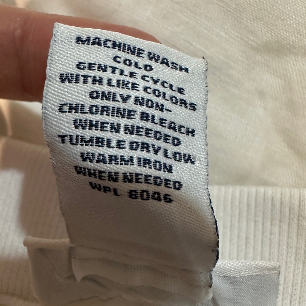 Charter Club Pant Shop Linen Cotton Drawstring Waistband Winter White Pants 8 - Picture 14 of 14